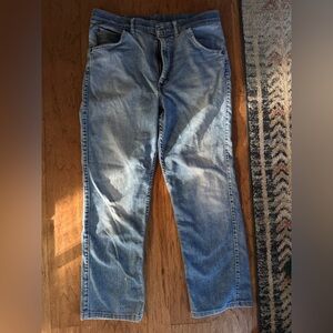 Vintage 80’s Sportsman Soft Worn Men's Blue Jeans 34x34